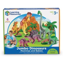 Duże Figurki mamy i dzieci dinozaury 6szt