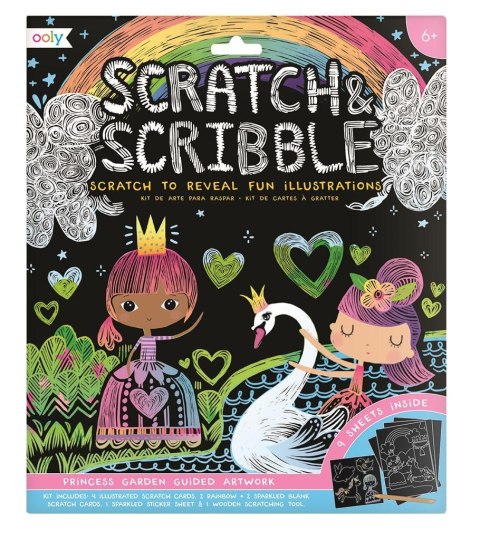 Zdrapywanki Scratch & Scribble Ogród Księżniczki