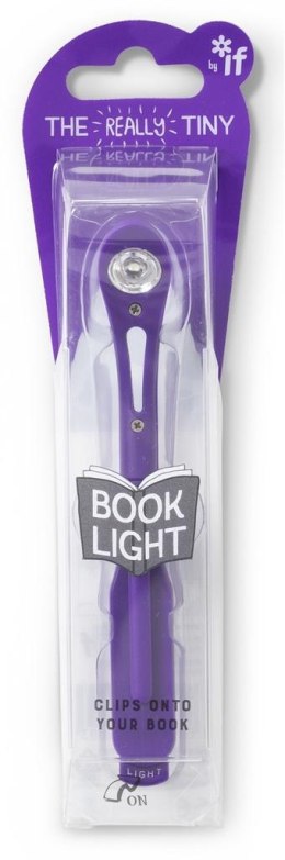 Lampka do książki purpurowa
