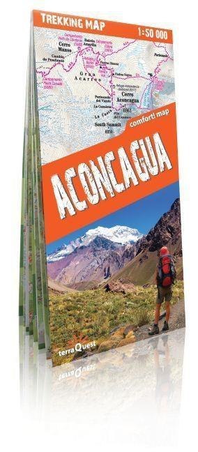 Trekking map Aconcagua 1:50 000 mapa