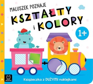 Książeczka z dużymi naklejkami 1+