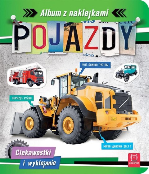 Pojazdy. Album z naklejkami. Ciekawostki