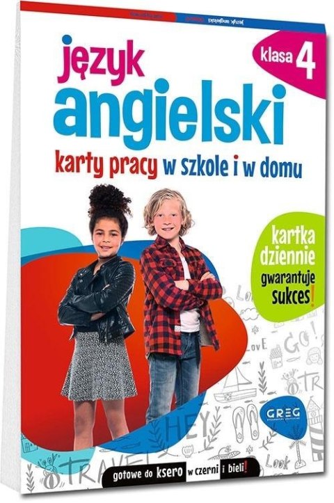 Język angielski SP 4 Karty pracy w szkole i w domu