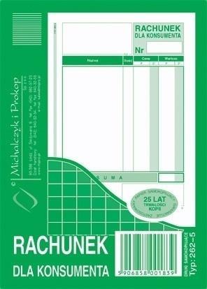 Rachunek dla konsumenta 262-5