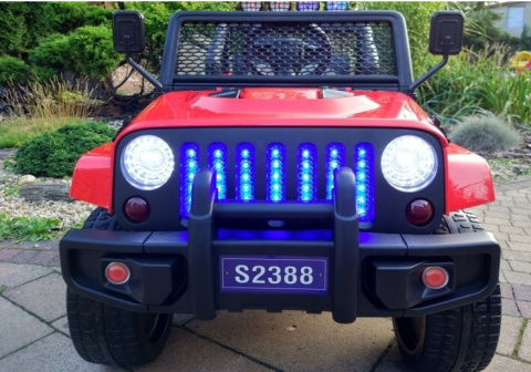 Autko terenowe Raptor Drifter Płomienie + Pilot + Napęd 4x4 + Schowek + Wolny Start + MP3 LED