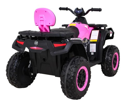 Quad XT-Speed dla dzieci Różowy + Napęd 4x4 + EVA + Wolny Start + Radio MP3 + LED