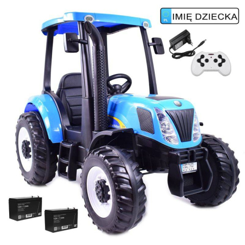 Pojazd Traktor New Holland T7 Niebieski