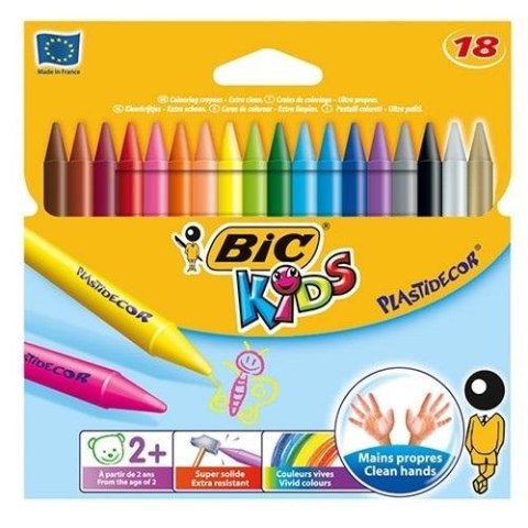 Kredki Plastidecor KIDS 18 kol. bls BIC