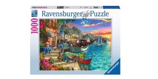 Puzzle 1000 Greckie nabrzeże