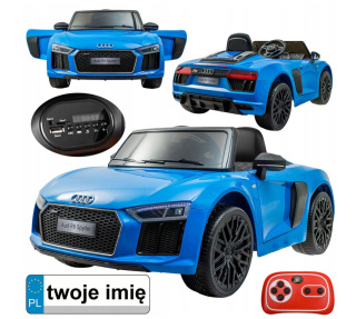 Autko na akumulator AUDI R8 Spyder + pilot PA0182