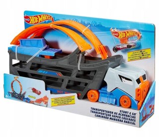 Hot Wheels Ciężarówka z pętlą + samochodzik