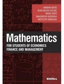 Mathematics for students of economics, finance...