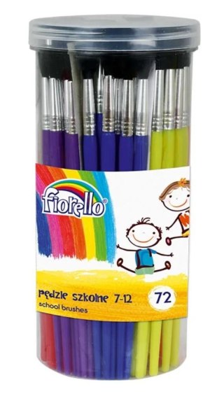 Pędzle w tubie nr 7-12 (72szt) FIORELLO