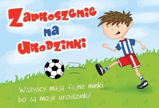 Zaproszenie ZZ-019 Urodziny chłopiec (5 szt.)