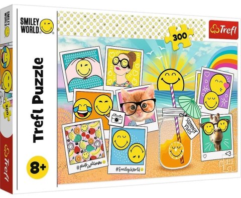 Puzzle 300 Smiley na wakacjach TREFL