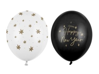 Balony Happy New Year 30cm 50szt