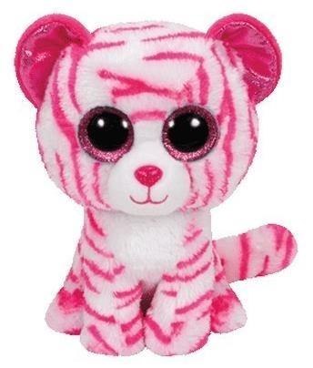 Beanie Boos Asia - Biało-różowy Tygrys 20cm