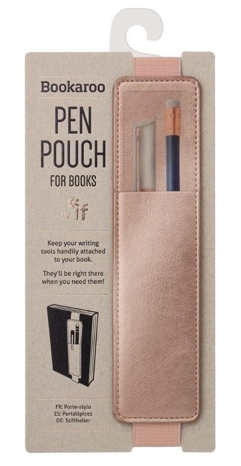 Bookaroo Pen Pouch Uchwyt na długopis złoty róż