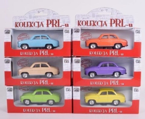 Kolekcja PRL-u Syrena 104, 6 kolorów