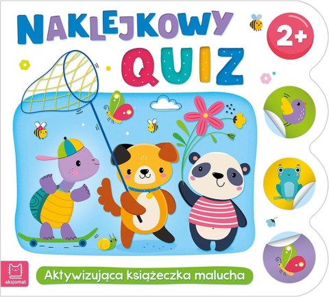 Naklejkowy quiz 2+ Aktywizująca książeczka malucha