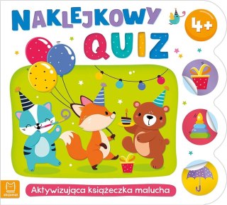 Naklejkowy quiz 4+ Aktywizująca książeczka malucha