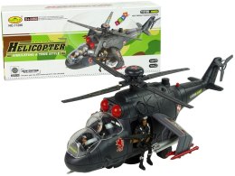 Helikopter czarny światło dźwięk