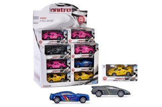 Auto sportowe Nitro 10 cm 1:43 mix