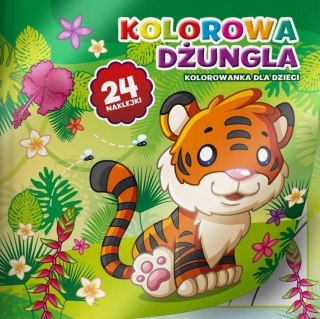 Kolorowanka Kolorowa Dżungla 210