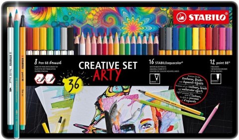 Zestaw Creative Set Arty 36 szt. STABILO