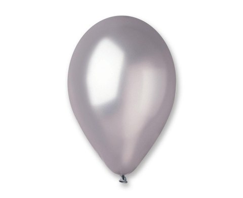 Balony metaliczne srebrne 33cm 50szt