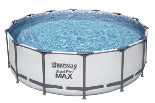 Basen stelażowy Steel Pro MAX 427x122 5612X 14FT BESTWAY 5w1 + Akcesoria