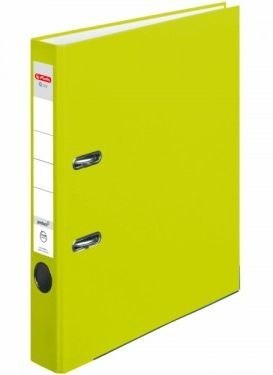 Segregator A4 5cm HERLITZ Q.file PP - neon green