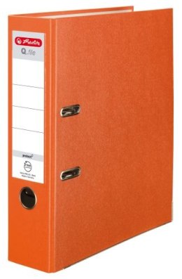 Segregator A4 8cm HERLITZ Q.file standard PP - pomarańczowy