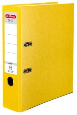 Segregator A4 8cm HERLITZ Q.file standard PP - żółty