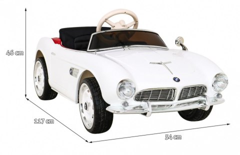 Pojazd BMW 507 Retro Biały dla dzieci