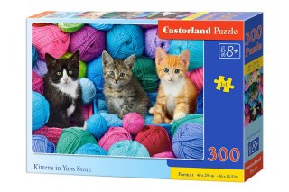 Puzzle 300 el. Kittens in Yarn Store