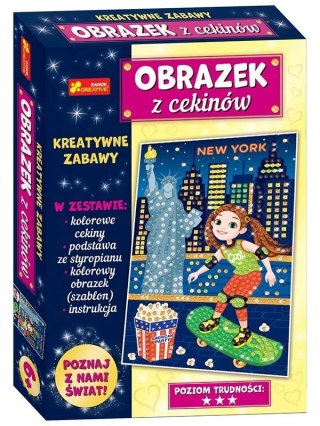 Obrazek z cekinów. Podróże małe i duże. USA