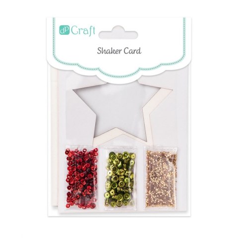 Shaker card DPCRAFT Gwiazdka 1szt.