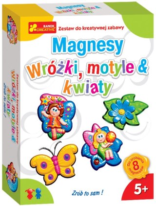 Zestaw kreatywny RANOK Magnesy - Wrożki, motyle i kwiaty