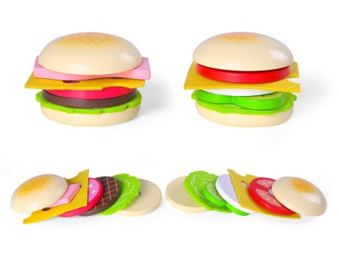 Drewniany hamburger Ecotoys