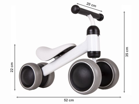 Rowerek biegowy mini rower Practise White ECOTOYS