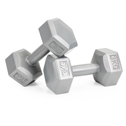 Hantle fitness 6kg zestaw hantelki ciężarki 2x 3kg