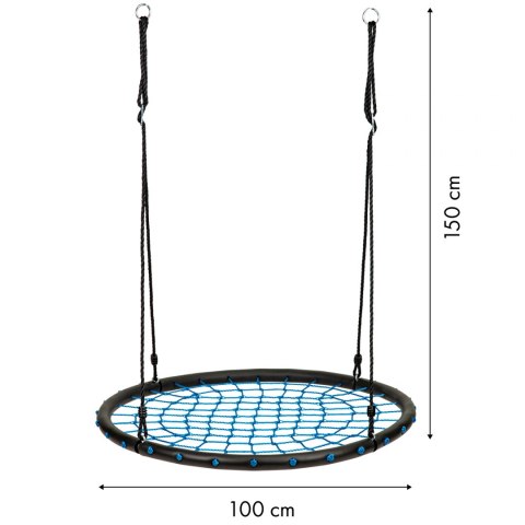 Huśtawka ogrodowa bocianie gniazdo pajęcza sieć ECOTOYS