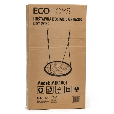 Huśtawka ogrodowa bocianie gniazdo pajęcza sieć ECOTOYS