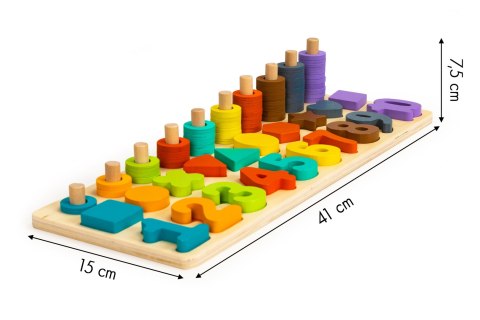 Liczydło dla dzieci sorter układanka 3w1 ECOTOYS