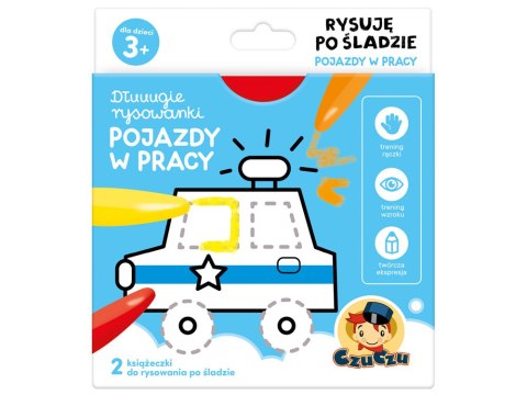 CzuCzu Dłuuugie rysowanki Pojazdy w pracy ZA4226