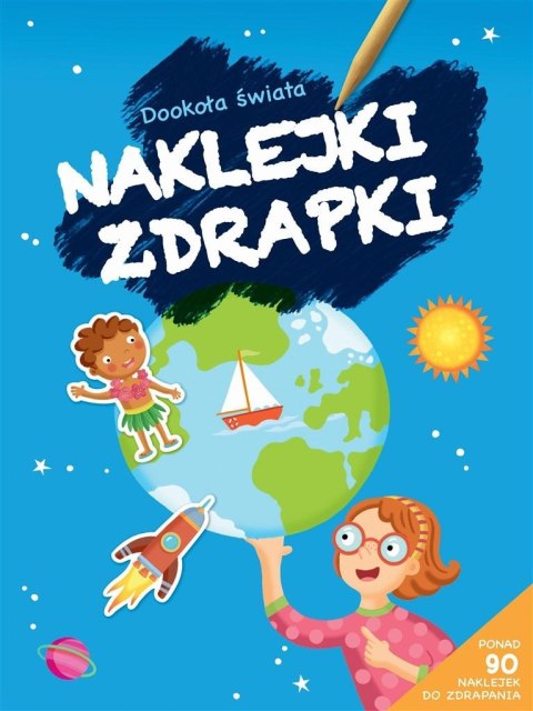 Naklejki zdrapki. Dookoła świata