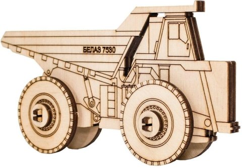 Puzzle Drewniane 3D Belaz 2D