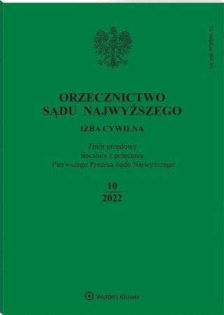 Orzecznictwo Sądu Najwyższego 10/2022