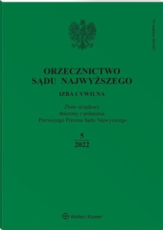 Orzecznictwo Sądu Najwyższego 5/2022